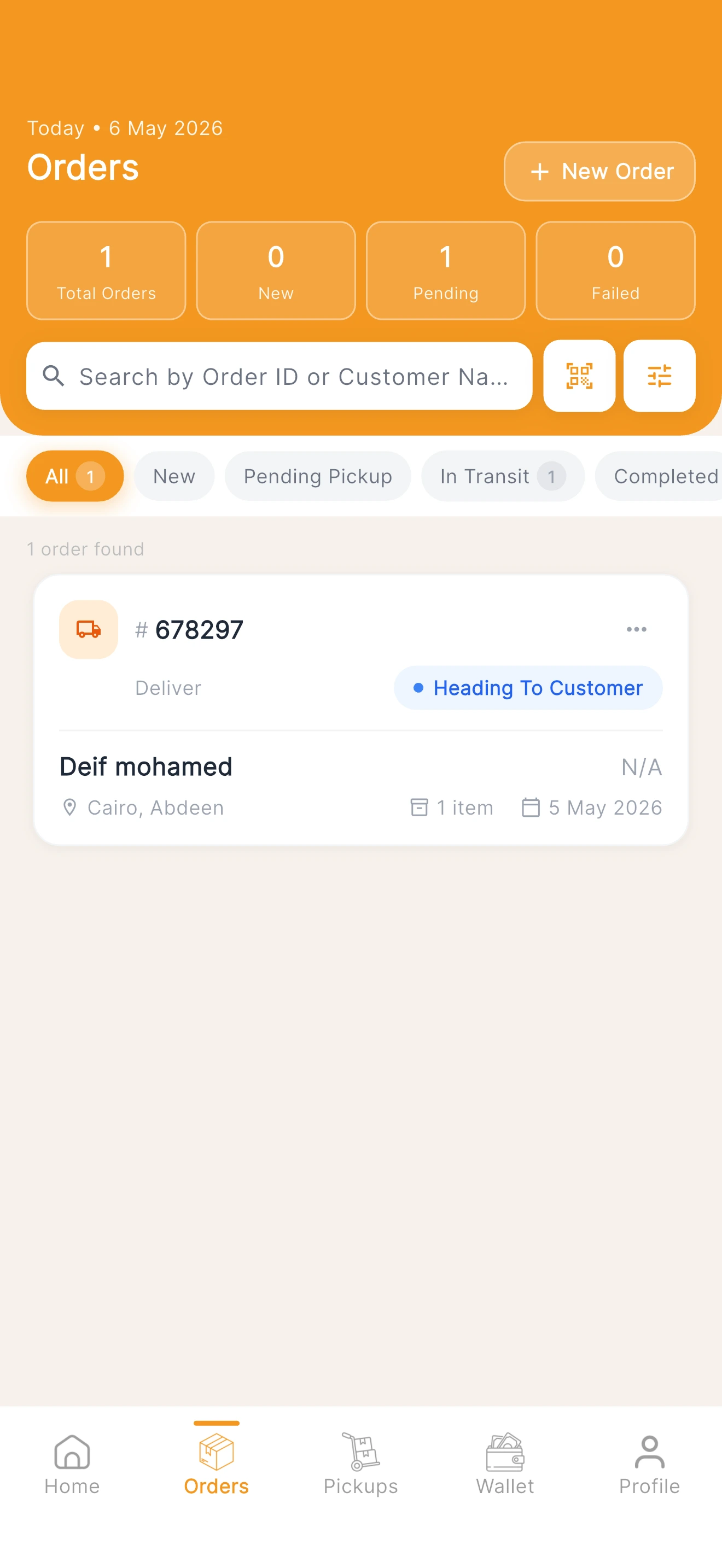 Orders
