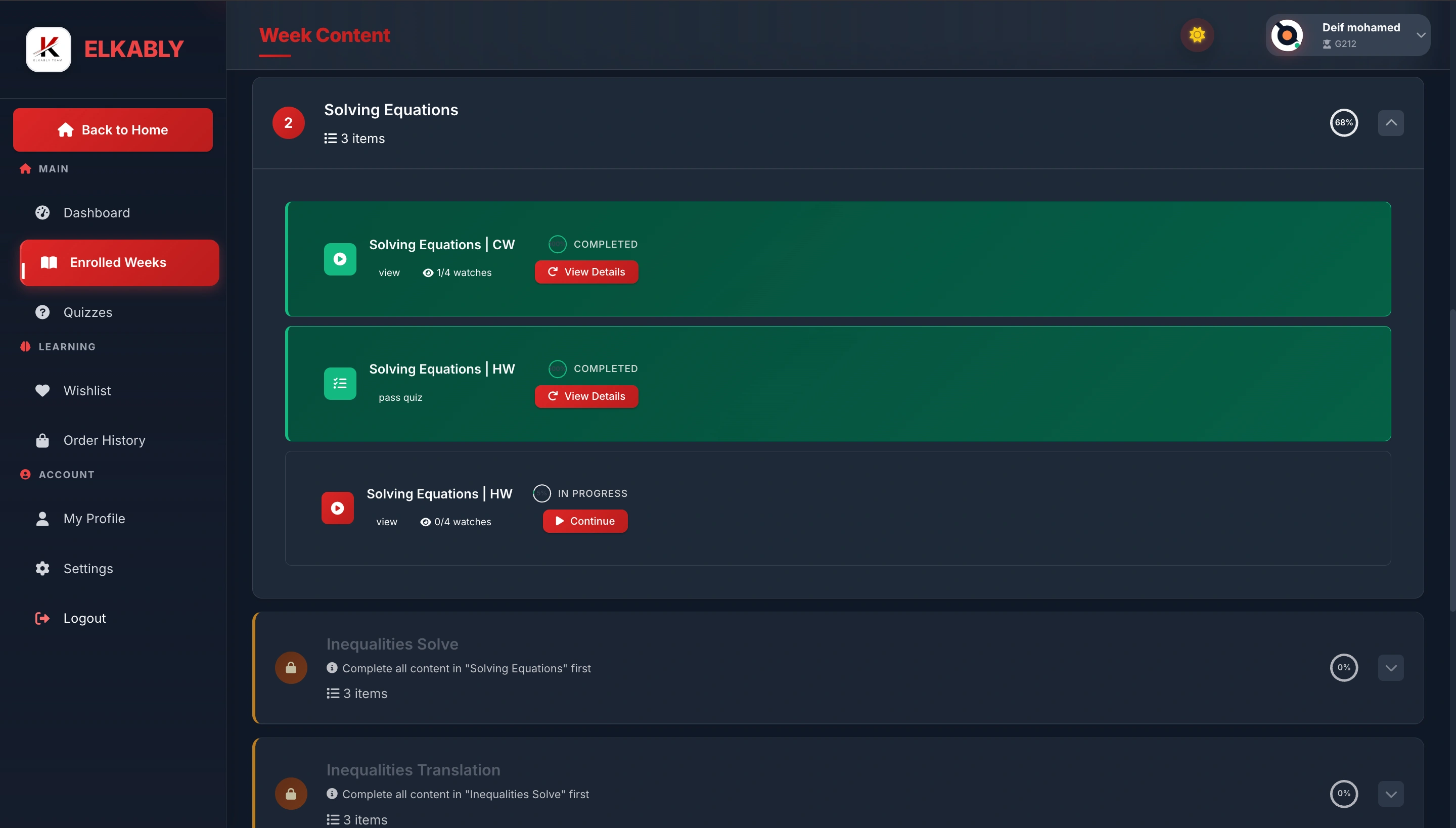 Elkably Education Platform screen 6