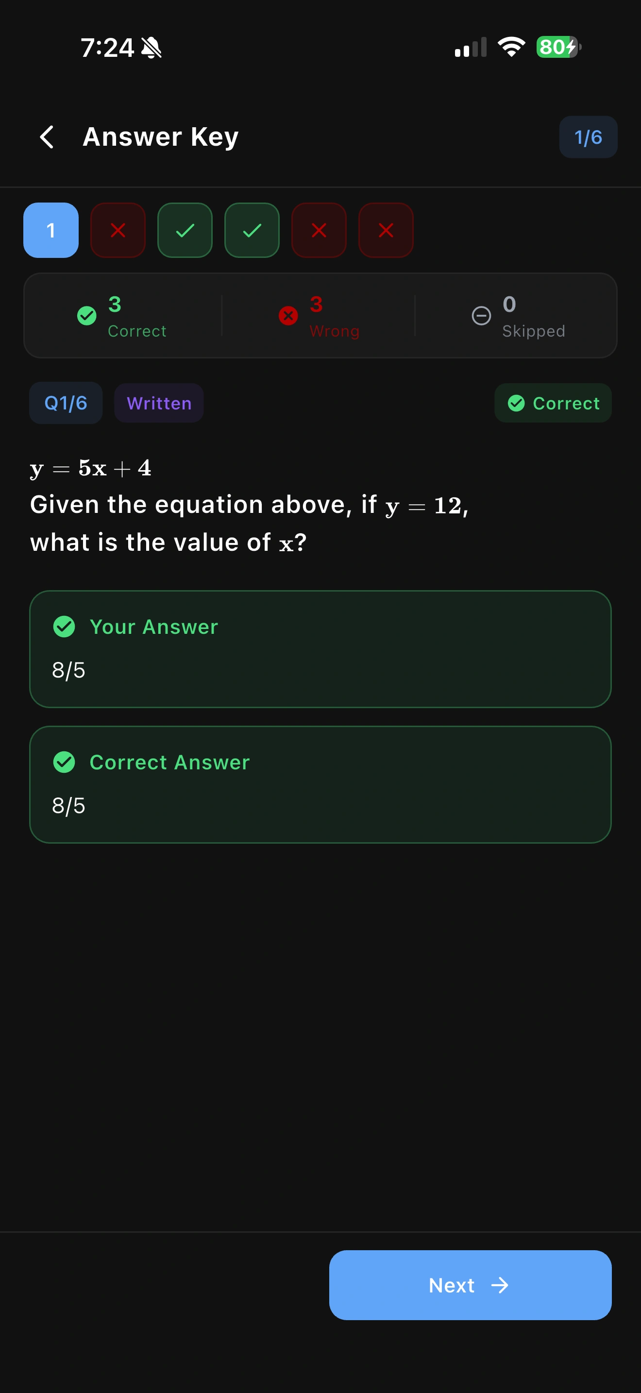 Quiz Taking
